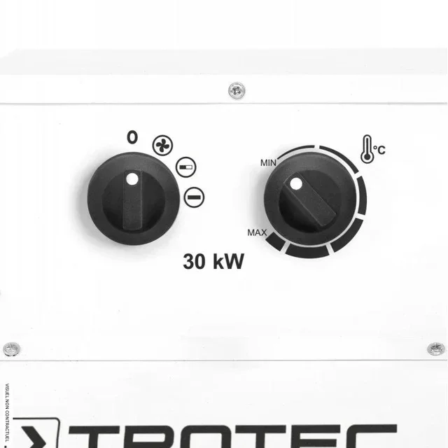 Chauffage électrique mobile 30kW TROTEC TDS 120 R triphasé sur roues
