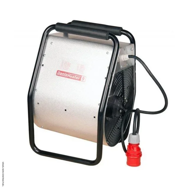 9kW Elektroheizlüfter Inelco NXG Drehstrom 400V Digital Thermostat Industrieheizgerät