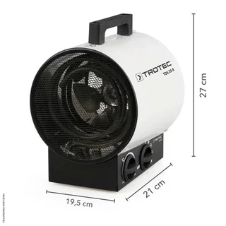 Chauffage électrique soufflant Trotec TDS 20 R 3kW portable