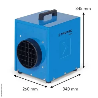Chauffage électrique portable Trotec TDE 25 V2 - 230V professionnel chantier