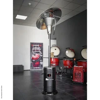 Chauffage extérieur gaz Sahara 13kW noir VELTRON - Parasol chauffant terrasse