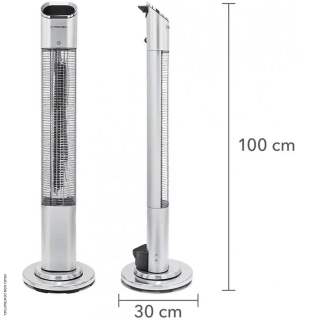 Chauffage extérieur infrarouge 2000W oscillant IRS 2050 E Trotec
