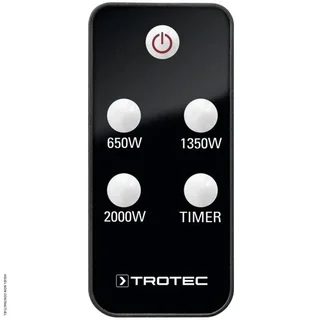 Chauffage extérieur infrarouge sur pied 2000W TROTEC IRS 2000 E Low Glare IP34 télécommande