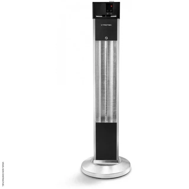 Chauffage extérieur infrarouge sur pied 2000W TROTEC IRS 2000 E Low Glare IP34 télécommande