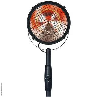 Calentador exterior infrarrojo RETRO 2500W cúpula giratoria VELTRON