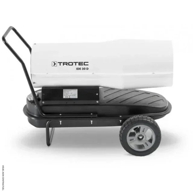 Riscaldatore a Gasolio Trotec IDE 30 D - Cannone Aria Calda 30kW Professionale su Ruote