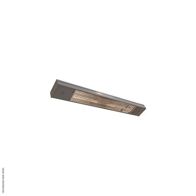 Chauffage infrarouge extérieur 1000W FRICO Infracalm INC10E mural terrasse silencieux IP24