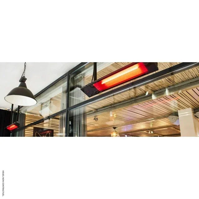 Aquecedor Infravermelho FRICO Parede 2,2kW Vidro Branco Controle Remoto IHRGD22WS65
