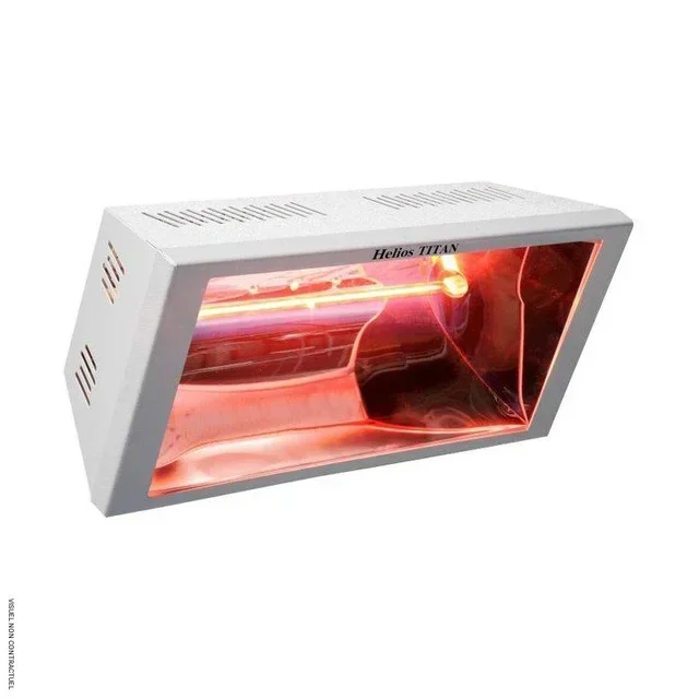 Calefactor infrarrojo industrial 2000W HELIOS TITAN 1 blanco - Star Progetti