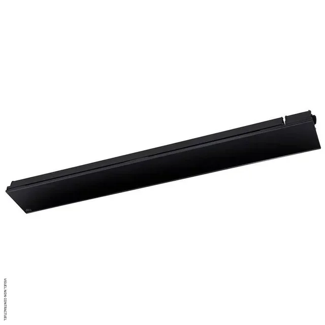 Chauffage infrarouge 3kW vitrocéramique noir Frico Relax Glass terrasse