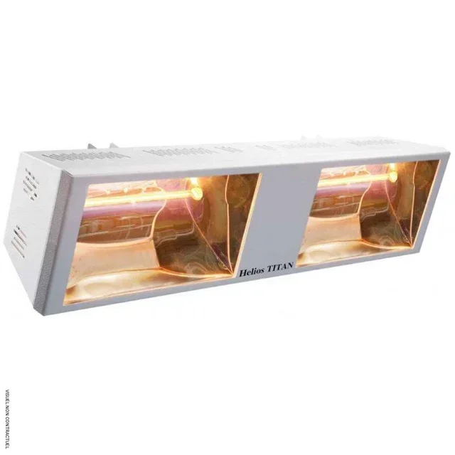 Chauffage infrarouge 4000W Helios IRK Titan mural plafond Star Progetti 32m²