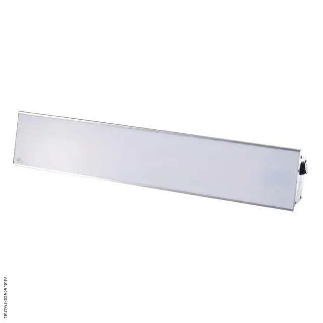 Chauffage infrarouge blanc Relax Glass 2,2kW FRICO IHRG22WS65 terrasse extérieur