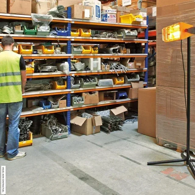 Chauffage infrarouge électrique Master HALL 1500 Sovelor - Chaleur instantanée sans courant d'air
