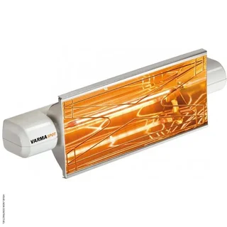 VARMA SPOT1301/X5 Elektrischer Infrarot-Heizstrahler 1300W Weiß IPX5 Wasserdicht Wandmontage Terrassenstrahler