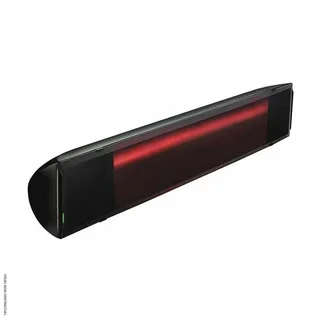 Chauffage infrarouge extérieur HELIOSA Black Evo 2500W télécommande radio IPX5 25m²