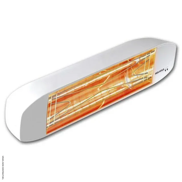Chauffage infrarouge HELIOSA 11 Hi Design 2000W blanc intérieur mural Star Progetti