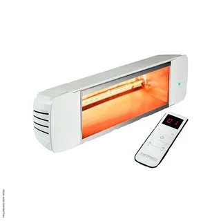 Chauffage infrarouge Heliosa 77 2000W blanc télécommande - intérieur extérieur