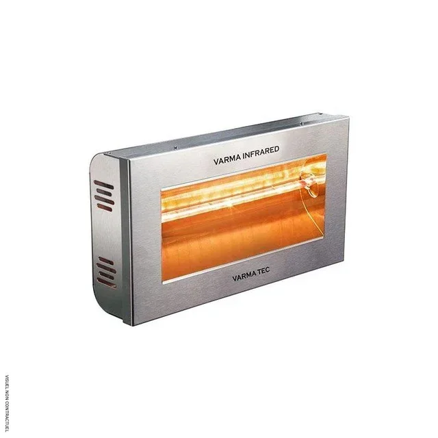 Calentador infrarrojo acero inoxidable IPX5 2000W VARMA V400 - Star Progetti