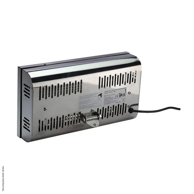 Calentador infrarrojo acero inoxidable IPX5 2000W VARMA V400 - Star Progetti