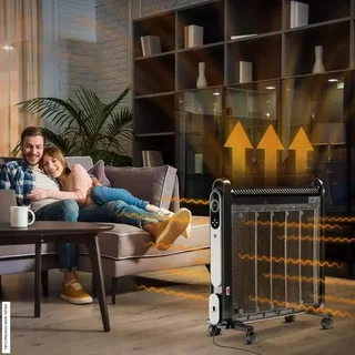 Aquecedor Infravermelho Portátil 2000W TCH 2050 E Trotec - Radiador Elétrico Silencioso com Timer 24h Termostato