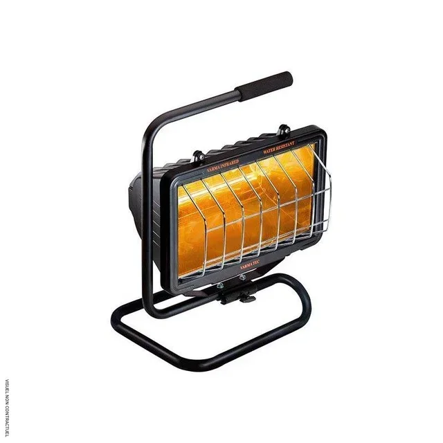 Chauffage infrarouge mobile VARMA 1300W IP54 extérieur intérieur