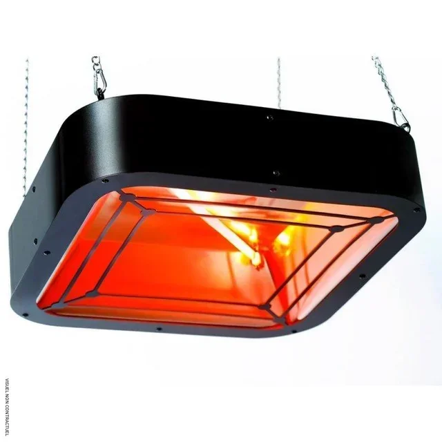 Chauffage infrarouge terrasse MODERN 2kW VELTRON aluminium télécommande