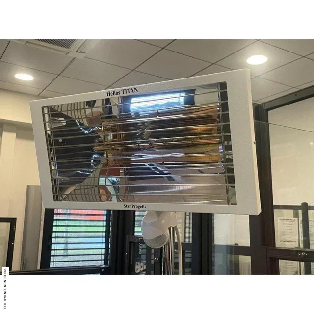 Chauffage radiant industriel 2000W IRK TITAN 1 détecteur PIR Star Progetti