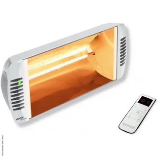 Stufa radiante infrarossi 2000W HELIOSA HD bianco orientabile telecomando Star Progetti