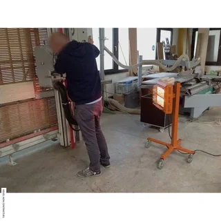 REH 3000 M 3000W Stufa Radiante Infrarossi Portatile SPLUS Interno Esterno