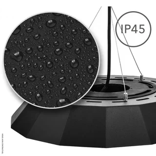 TROTEC IR 2010 SC 2000W Stufa Radiante Infrarossi Soffitto Esterno Terrazzo LED Telecomando IP45