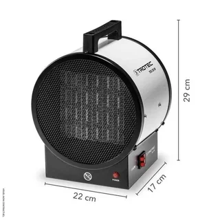 3 kW Keramik-Heizlüfter TDS 20 M TROTEC - Tragbare Elektro-PTC-Heizung Leise