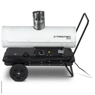 Portable IDE 20 TROTEC fuel oil fan heater on wheels - workshop construction site