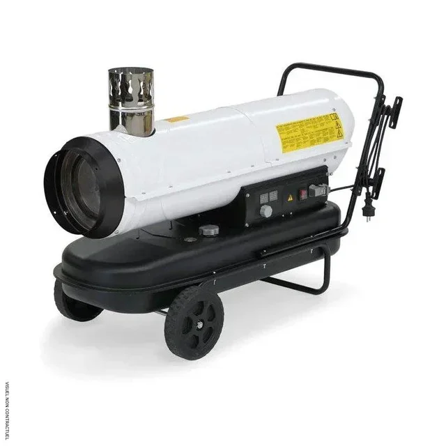 Mobiler Ölgebläseheizer IDE 30 Trotec 30kW auf Wagen für Werkstatt und Baustelle