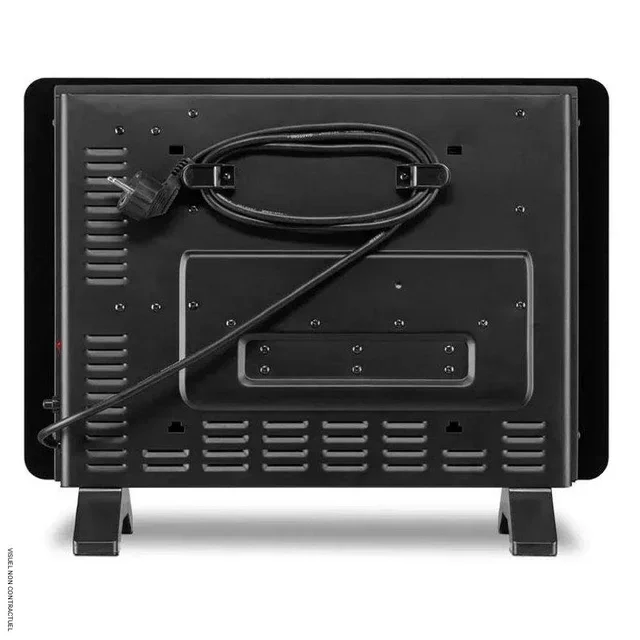 TROTEC TFC 220 E Heizlüfter 2200W Schwarzes Glas Design