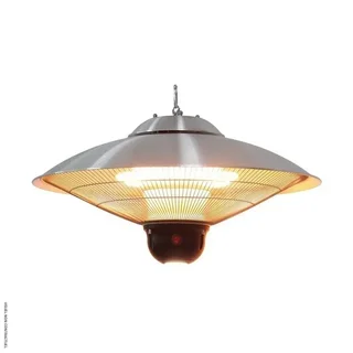 Chauffage suspendu UFO 2100W LED VELTRON terrasse argent