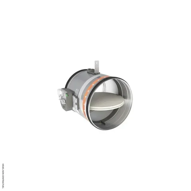 Clapet coupe-feu ERP 70°C Ø400mm galvanisé SOVELOR