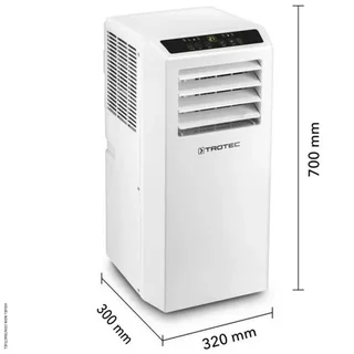 Climatiseur mobile Trotec PAC 2610 S 2,6kW 34m² 3-en-1 refroidissement ventilation déshumidification