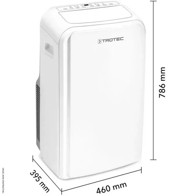 Climatiseur mobile Trotec PAC 3000 X A+ 2,9kW 40m² déshumidificateur