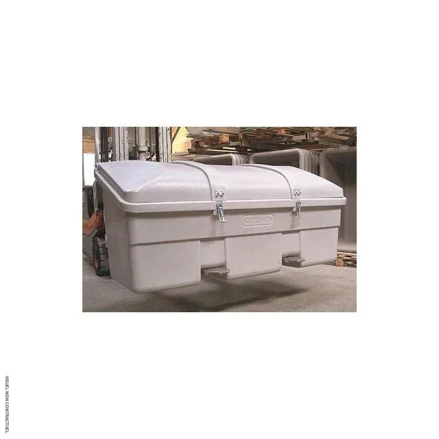 Caja de Almacenamiento CEMO 750L Polietileno Gris Vehículo Utilitario Obra