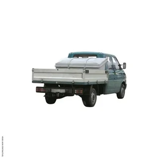 Caja de Almacenamiento CEMO 750L Polietileno Gris Vehículo Utilitario Obra