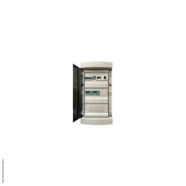 SEET Luftheizung Steuerungsset mit programmierbarem Thermostat und Luftzirkulator