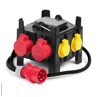Quadro elétrico de obra móvel PV16 2xCEE 4xPC Sovelor IP44 empilhável