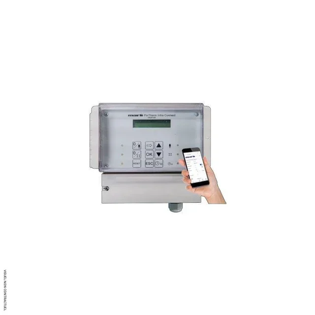 Coffret régulation chauffage CR1JN-DA SPLUS 1 zone 2 allures