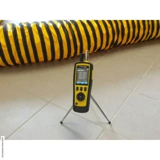 Contador de partículas laser TROTEC PC 200 6 canais medidor qualidade ar