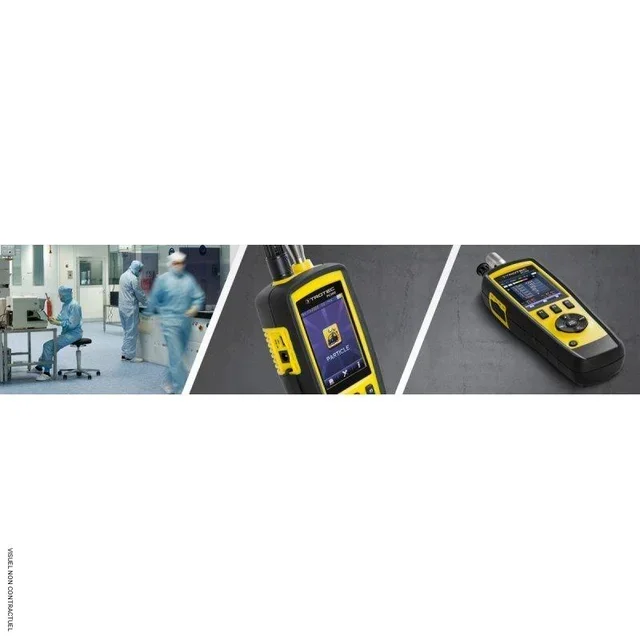 Contador de partículas laser TROTEC PC 200 6 canais medidor qualidade ar