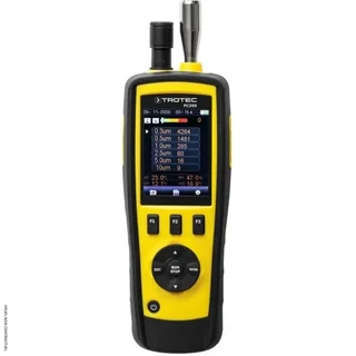 Contador de partículas laser TROTEC PC 200 6 canais medidor qualidade ar