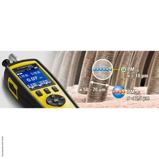 Compteur de particules PC220 Trotec 6 canaux - Mesure PM2.5 PM10 HCHO CO