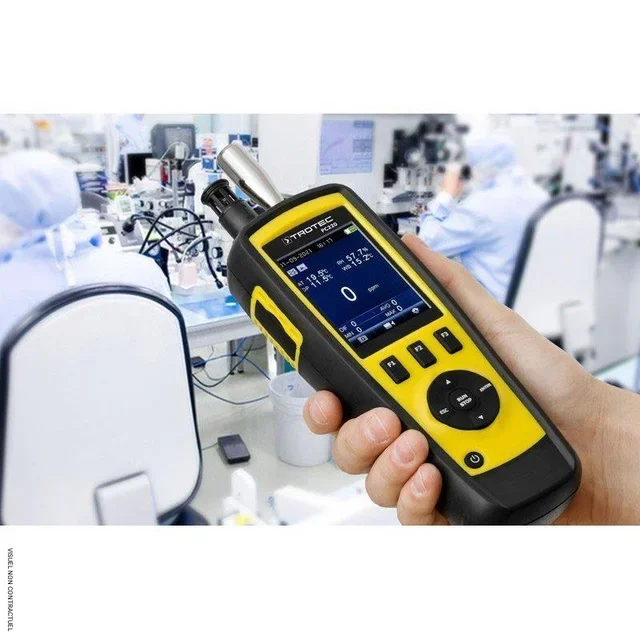 Compteur de particules PC220 Trotec 6 canaux - Mesure PM2.5 PM10 HCHO CO