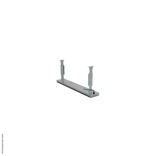Console extension inox Darkztrip FRICO lot de 2 pour cassette chauffante
