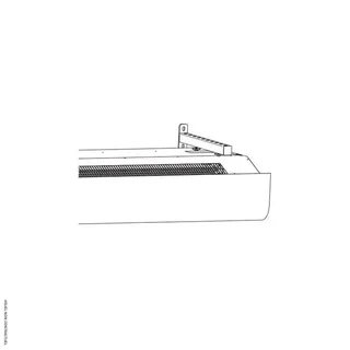 Consola de pared PA34WB20 Frico 400 mm - fijación mural horizontal